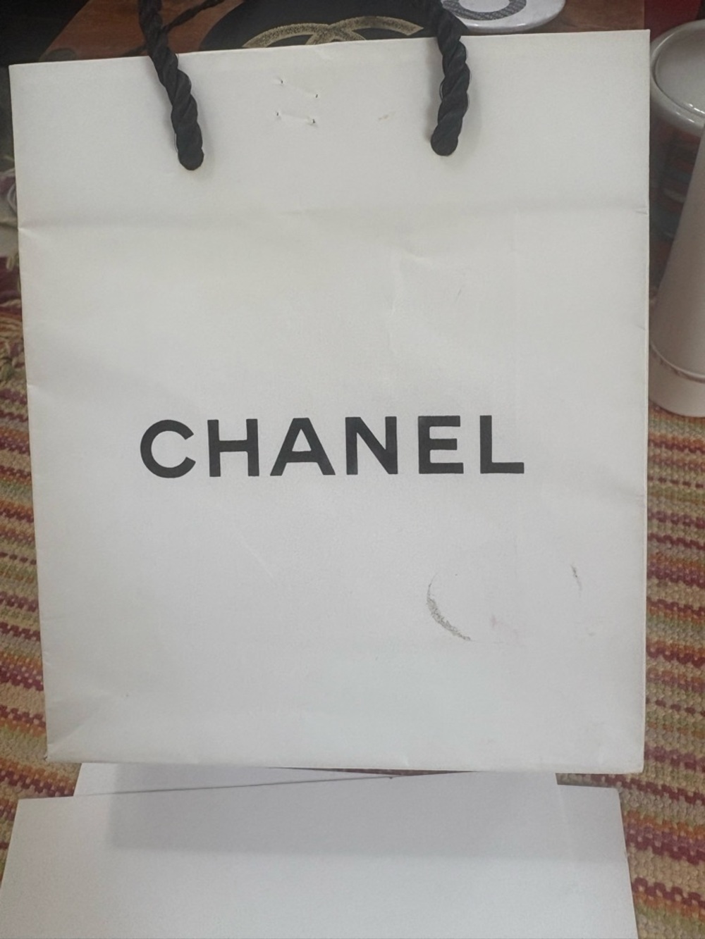 CHANEL Bundle Gift Bag, CC Name Tag + 3 Blank Notes NWOT - Picture 5 of 6